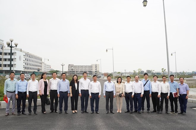 Dự án Đại học Luật cơ sở 2 tại TP Từ Sơn (Bắc Ninh). Ảnh: HLU