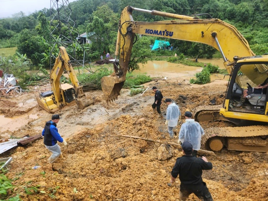 Hà Giang: Tìm thấy thêm một thi thể trong vụ sạt lở ở huyện Bắc Quang