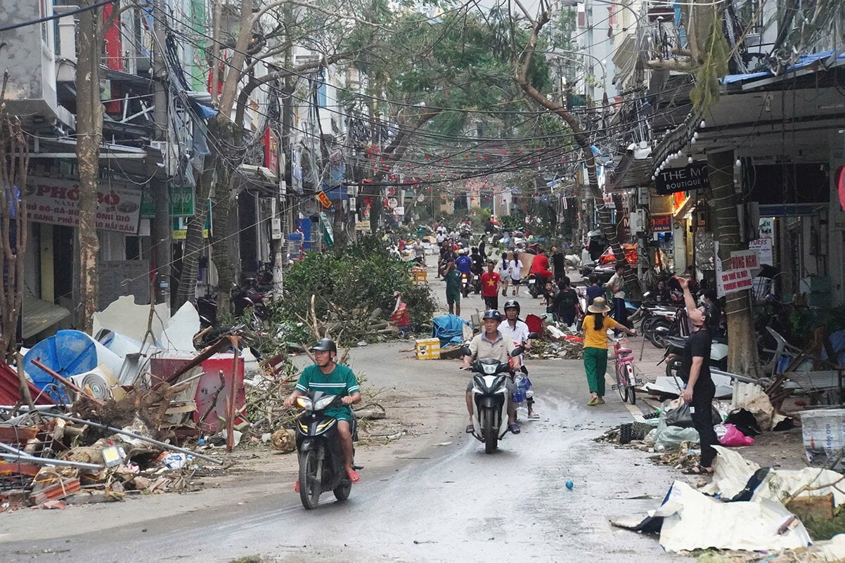 Khu du lịch Cát Bà tan hoang, nhiều tiểu thương trắng tay sau bão Yagi - 2