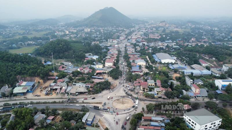 Đường tròn Tân Long là khu vực ách tắc nhất tại TP Thái Nguyên. Ảnh: Lam Thanh