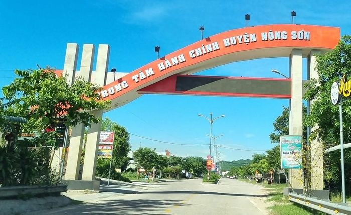  Toàn bộ diện tích tự nhiên và quy mô dân số của huyện Nông Sơn được sáp nhập vào huyện Quế Sơn 